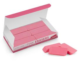 Eraser Ultimate Stationery Pink 12 unidades para crianças e escritório