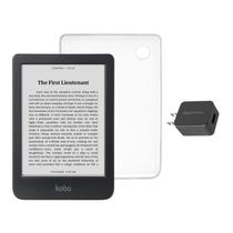 eReader Kobo Clara BW 6" à prova d'água 16 GB com capa
