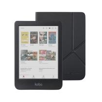 eReader Kobo Clara Colour com pacote de capa preta