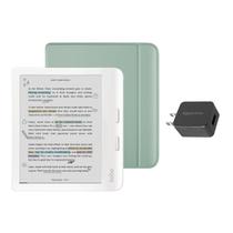 eReader Kobo Libra, cor branca, com estojo, 32 GB de armazenamento eReader Kobo Libra, cor branca, com estojo, 32 GB de armazenamento