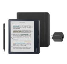 eReader Kobo Libra, cor preta, com estojo, caneta e pacote AC