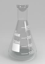 Erlenmeyer boca estreita Vidro Boro 3.3 Graduado Cap. 125Ml