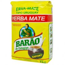 Erva Mate Chimarrão BARÃO EXPORT Padrão Uruguai 1kg