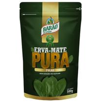 Erva Mate Chimarrão BARÃO PURA FOLHA Selecionadas 500g