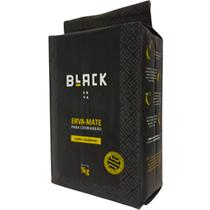 Erva Mate Chimarrão Black Erva Moagem Fina 1 Kg Tradicional Sem Glúten Sem Lactose