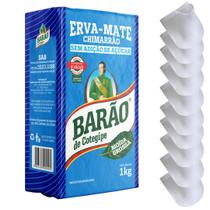 Erva Mate Moída Grossa 1kg + 10 Filtros Barão De Cotegipe Erva Mate Moída Grossa 1kg + 10 Filtros Barão De Cotegipe