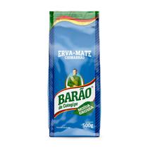 Erva-Mate Moída Grossa Barão 500G, Erva Mate Moída Grossa Padrão Gaúcho Para Chimarrão, Azul, Experiência Autêntica E In