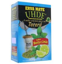 Erva Mate Para Terere Gaucho Uhde Sabor Menta E Limao 500Gr