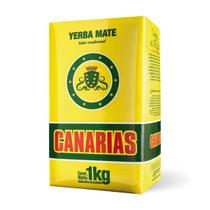 Erva-Mate Tradicional Canarias 1Kg, Erva Mate Tradicional Padrão Uruguaio Para Chimarrão, Amarelo, Autenticidade Revital