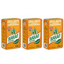 Erva Mate Tradicional Vácuo Chimarrão Barão Cotegipe 3und 500g Cada