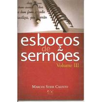 Esbocos De Sermoes - V.3 - A.D. Santos