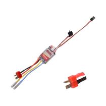 ESC Escovado 60A 2-3S 5V/2A Para Carros RC 1/16 1/12 1/10 Com Plugue Tamiya Compatível Com Motores