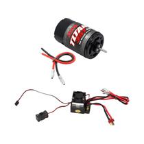 ESC Escovado De Alta Tensão 320A Com Motor 550 Para RC 1/8 1/10 Traxxas HPI Axial Crawler Monster