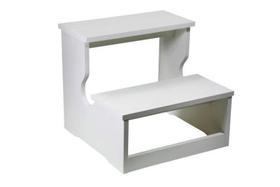 Escada 2 Degraus Em Mdf Branca Salus Escada 2 Degraus Em Mdf Branca Salus