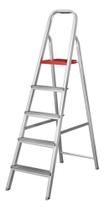 Escada 5 Degraus Aluminio 1,53m 120 Kg Reisam