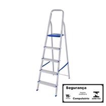 Escada Alumínio 5 Degraus Escada Alumínio 5 Degraus
