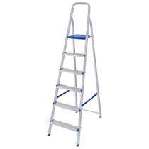 Escada Alumínio 6 Degraus 178cm Mor - Capacidade 120kg