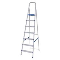 Escada Alumínio 7 Degraus 198cm Mor - Capacidade 120kg