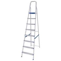 Escada Alumínio 8 Degraus 219cm Mor - Doméstica Leve E Durável Escada Alumínio 8 Degraus 219cm Mor - Doméstica Leve E Durável