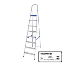 Escada Alumínio 8 Degraus Escada Alumínio 8 Degraus