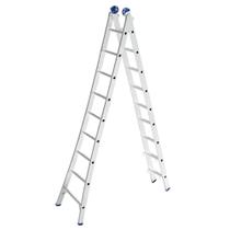 Escada aluminio comercial 9 degraus - REAL ESCADAS Escada aluminio comercial 9 degraus - REAL ESCADAS