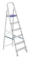 Escada Alumínio e Plástico 6 Degraus