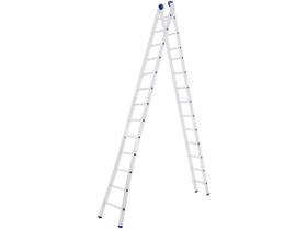 Escada Alumínio Extensiva 13 Degraus 3,9 / 6,45 Metros - Mor - Suporta até 150 Kg