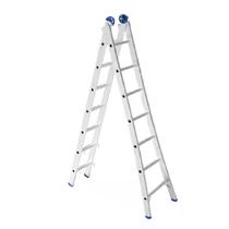 Escada Alumínio Extensiva Dupla 7 Degraus Mor