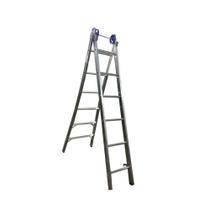 Escada Alumínio Extensiva Profissional - Dupla 6 Degraus - 56 - Real Escadas Escada Alumínio Extensiva Profissional - Dupla 6 Degraus - 56 - Real Escadas