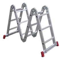 Escada Articulada 4x3 Suprema Pro 12 Degraus Aluminio