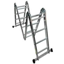 Escada Articulada Alumínio 4X4 16 Degraus - Prime Escada Articulada Alumínio 4X4 16 Degraus - Prime