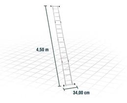 Escada Articulada Alumínio 8 Em 1 Multifuncional 4x4 - Worker