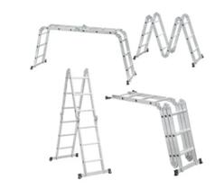 Escada Articulada Alumínio 8 Em 1 Multifuncional Worker 3x4
