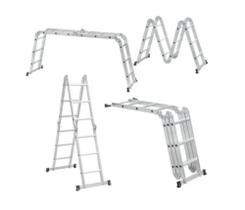 Escada Articulada Em Alumínio Worker 12 Degraus 3 X 4 150kg