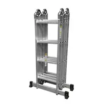 Escada Articulada Prime Botafogo Aluminio 16 Em 1 4x4 16 Degraus