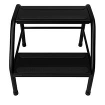 Escada Baixa Reforçada 2 Degraus Ideal para Casa e Suporta até 200kg Escada Baixa Reforçada 2 Degraus Ideal para Casa e Suporta até 200kg