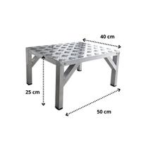 Escada Banqueta De Alumínio Super Resistente