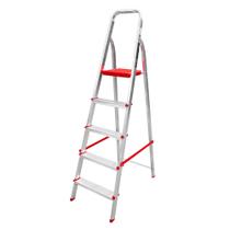 Escada Botafogo Alumínio com 5 Degraus Escada Botafogo Alumínio com 5 Degraus