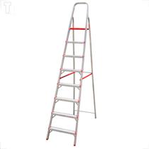 Escada botafogo aluminio residencial 8 degraus