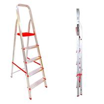 Escada BTF Doméstica 5 Degraus em Alumínio ESC0064 Escada BTF Doméstica 5 Degraus em Alumínio ESC0064