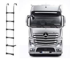Escada Cabine Traseira MB Actros Após 2020 - Longa Cromada Escada Cabine Traseira MB Actros Após 2020 - Longa Cromada