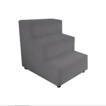 Escada Colorida Estofada para Pets com 3 degraus