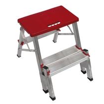 Escada de Alumínio Bilateral 2 Degraus Duplos Apolo Art Factory