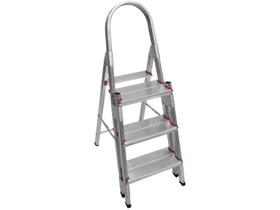 Escada de Alumínio Cavalete 3 Degraus - Doméstica Art Fac