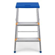 Escada de Alumínio Doméstica 2 Degraus Bumper