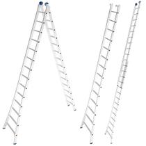 Escada de Alumínio Extensiva 2 x 14 Degraus 4.21 x 7.01 Metros EVALD Escada de Alumínio Extensiva 2 x 14 Degraus 4.21 x 7.01 Metros EVALD