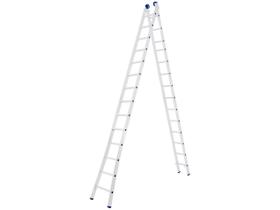 Escada de Alumínio Extensiva 2 x 14 Degraus 4,21 x 7,01 Metros MOR Escada de Alumínio Extensiva 2 x 14 Degraus 4,21 x 7,01 Metros MOR