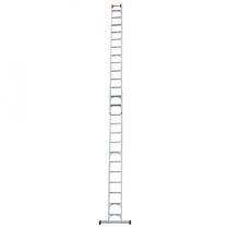Escada de alumínio extensível 3,24 x 5,42 m 2 x 11 degraus 3 em 1