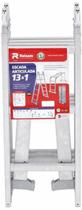 Escada De Aluminio Multifuncional Articulada 4X3 3,4 Metros