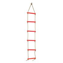Escada de corda de escalada Senyar Kids Outdoor Plastic 6m vermelha